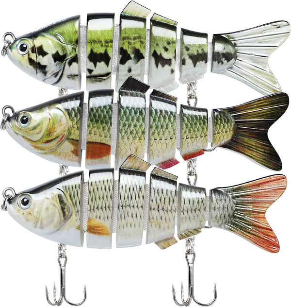 6-Segment Lifelike Fishing Lures