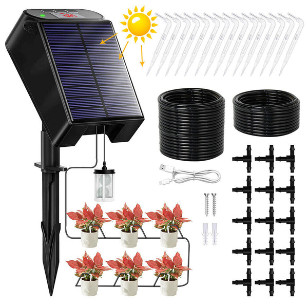 Solar-Powered Drip Irrigation System